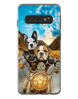 'Harley Wooferson' Funda para Móvil Personalizada con 2 Mascotas