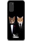 Funda personalizada para teléfono con 2 mascotas 'The Catfathers'