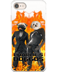 Funda personalizada para teléfono con 2 mascotas 'Charlie's Doggos'