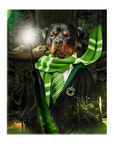 Lienzo personalizado para mascotas 'Harry Dogger (Slytherawr)'