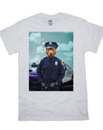 Camiseta personalizada para mascotas 'El oficial de policía'