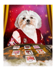 Lienzo personalizado para mascotas 'The Tarot Reader'