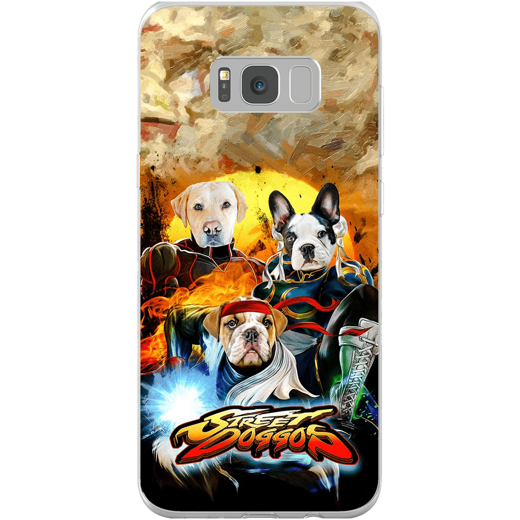 &#39;Street Doggos&#39; Funda personalizada para teléfono con 3 mascotas