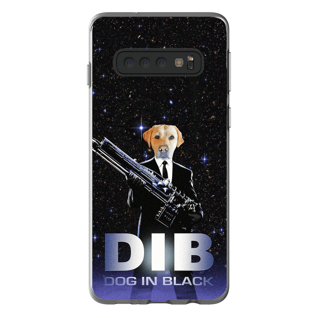 Funda para móvil personalizada &#39;Perro de negro&#39;