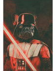 Perro personalizado Darth Woofer Póster