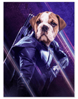 Póster Mascota personalizada 'Hawkeye Doggo'