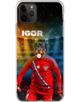 Funda para móvil personalizada 'Russia Doggos Soccer'