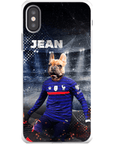 Funda para teléfono personalizada 'France Doggos Soccer'