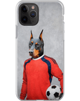 Funda para móvil personalizada 'El portero de fútbol'