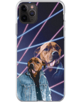 Funda personalizada para teléfono con mascota '1980s Lazer Portrait'