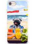 Funda para móvil personalizada 'El perro de la playa'