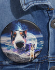 Doggo en el espacio Pin personalizado 