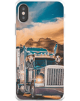 Funda personalizada para teléfono con 2 mascotas 'The Truckers'