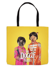 Bolsa de tela personalizada para 2 mascotas 'The Doggo Beatles'