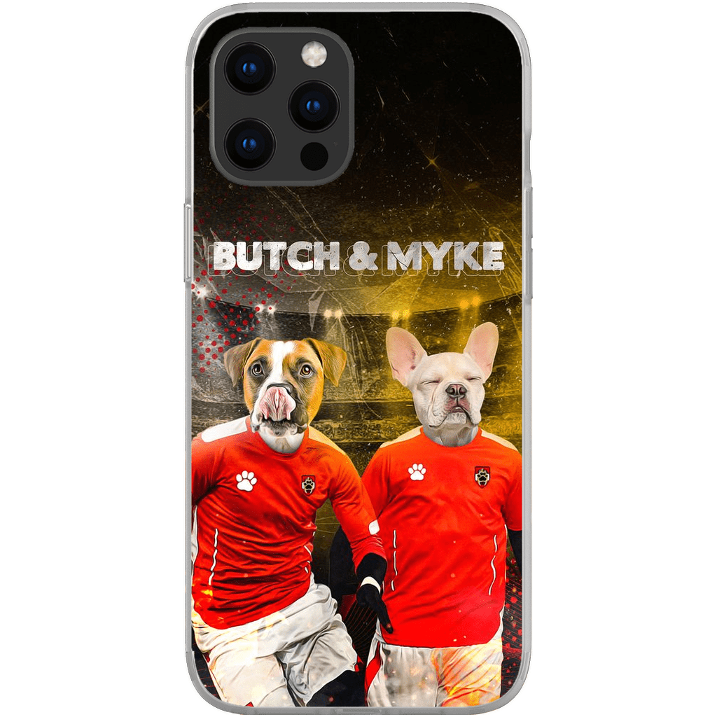 &#39;Austria Doggos&#39; Funda personalizada para teléfono con 2 mascotas