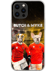 'Austria Doggos' Funda personalizada para teléfono con 2 mascotas