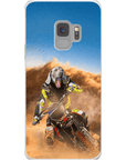 Funda para móvil personalizada 'El piloto de motocross'