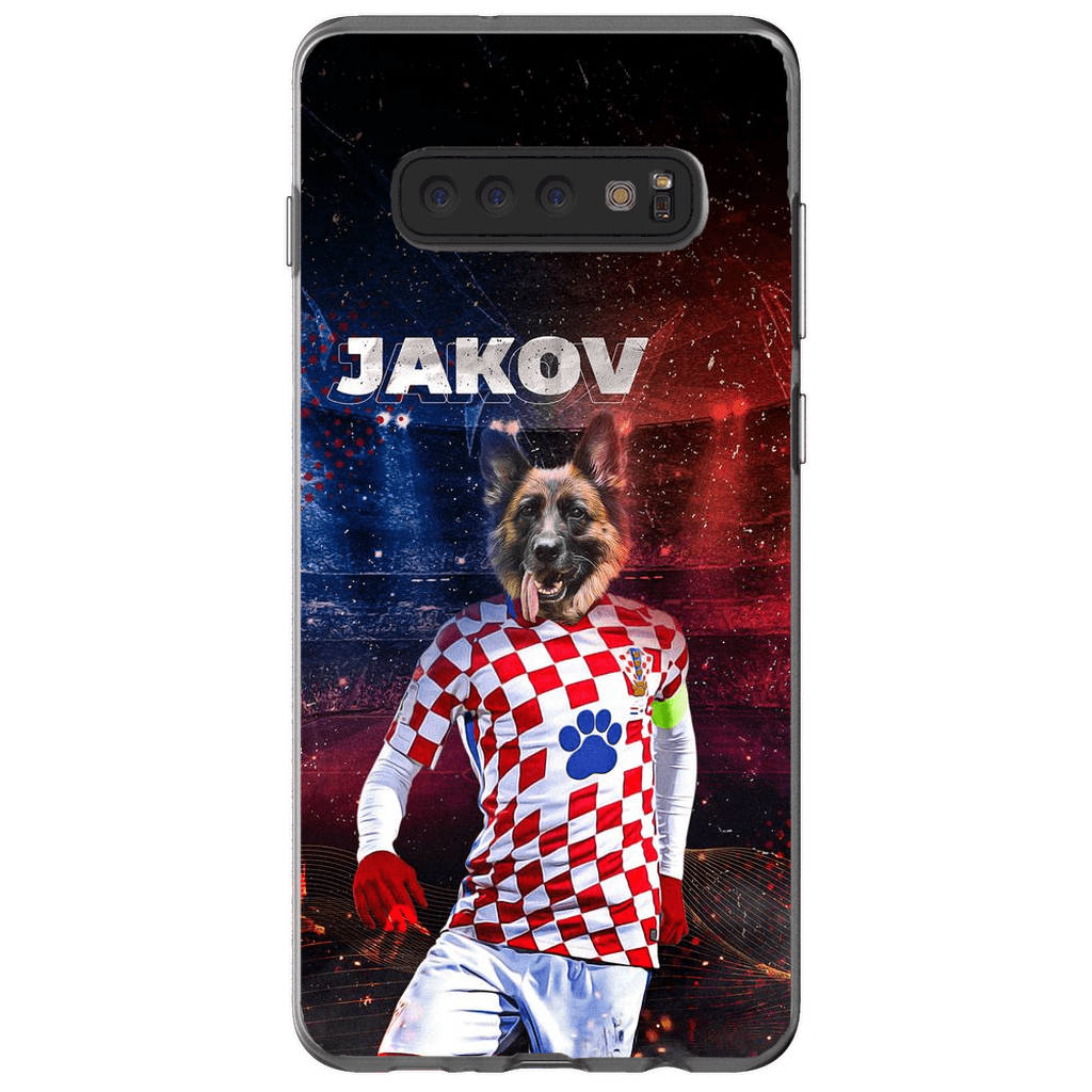 Funda para móvil personalizada &#39;Croacia Doggos Soccer&#39;