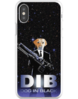 Funda para móvil personalizada 'Perro de negro'