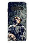 Funda para teléfono personalizada 'El veterano del ejército'