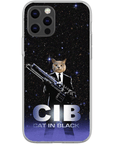 Funda para móvil personalizada 'Gato de negro'