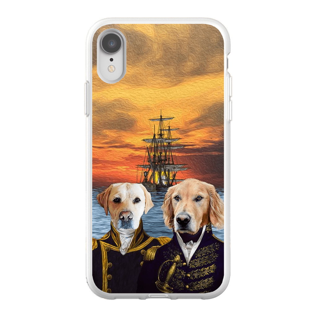 Funda personalizada para teléfono con 2 mascotas &#39;The Explorers&#39;