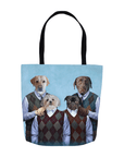 Bolsa de mano personalizada para 4 mascotas 'Step Doggos and Doggette'