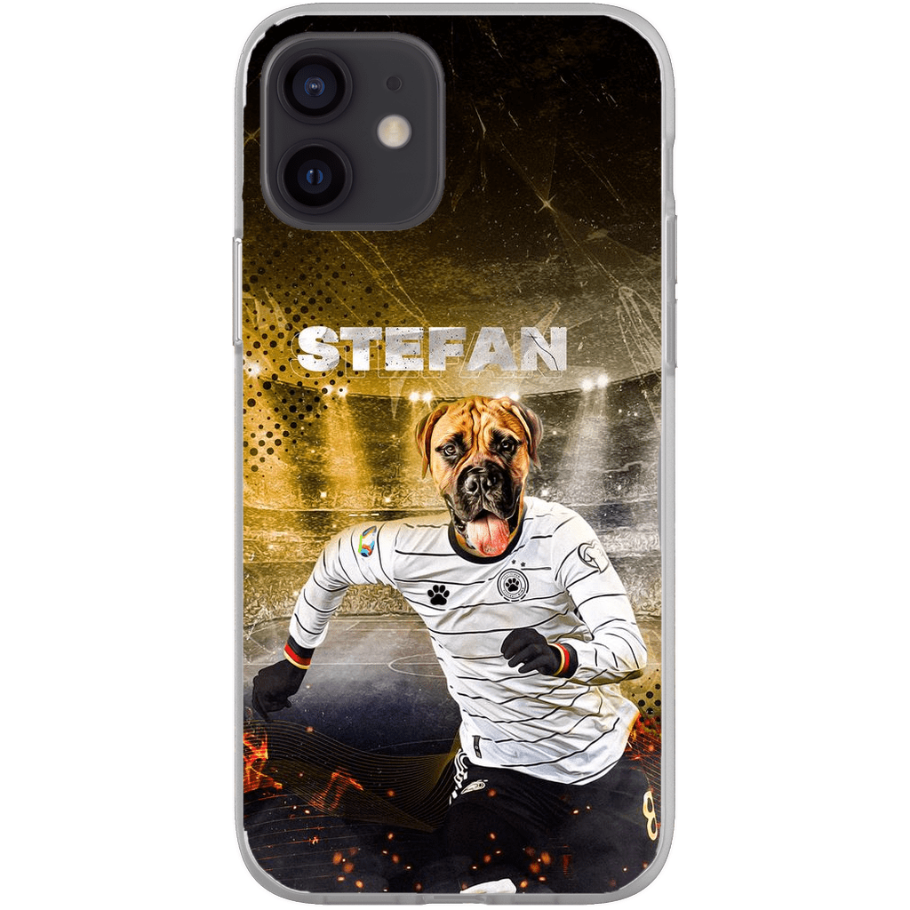 Funda para móvil personalizada &#39;Alemania Doggos Soccer&#39;