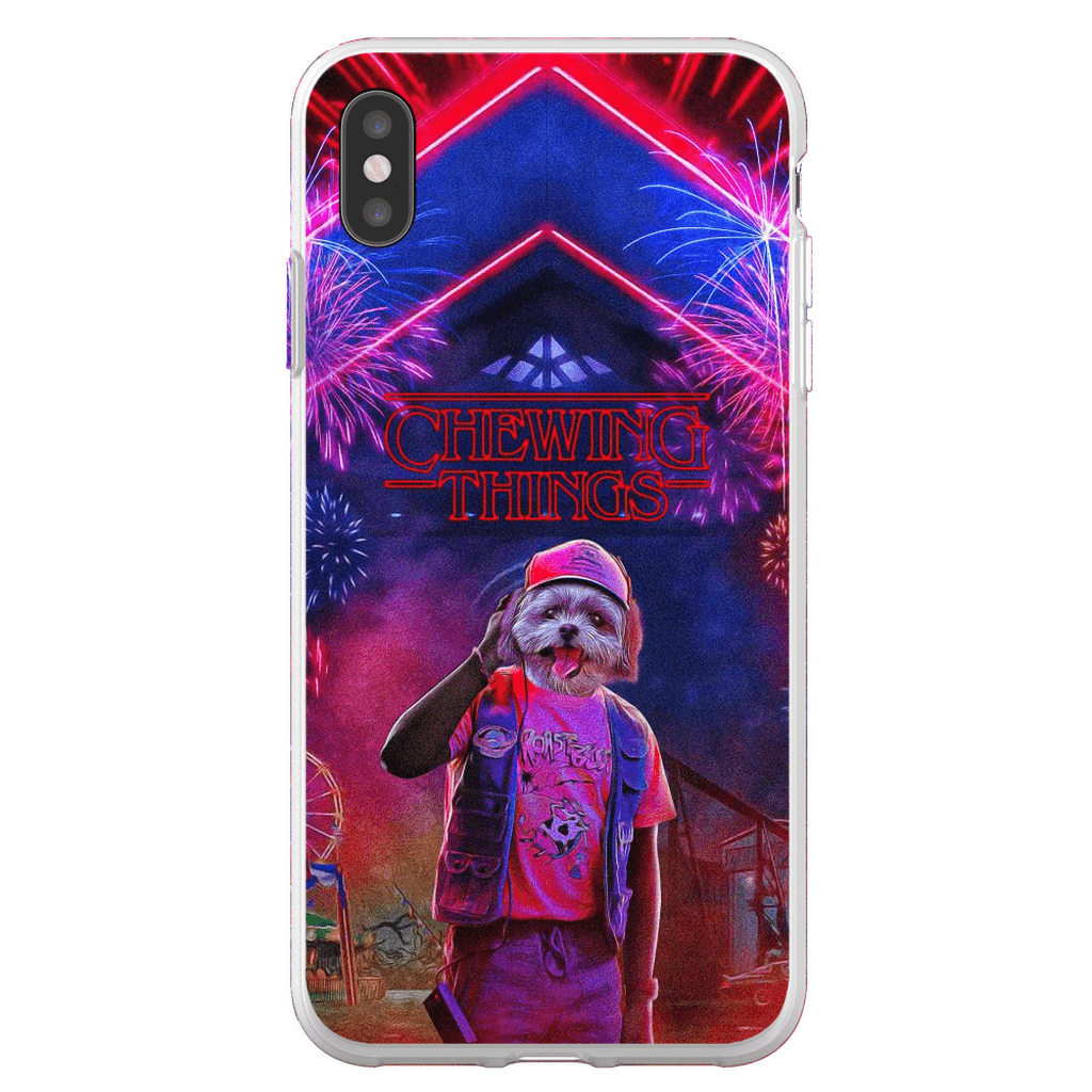 Funda para móvil personalizada &#39;Masticar cosas&#39;