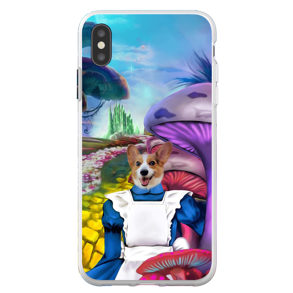 Funda para móvil personalizada &#39;Alicia en Doggoland&#39;