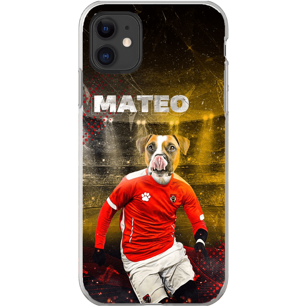 Funda para móvil personalizada &#39;Austria Doggos Soccer&#39;