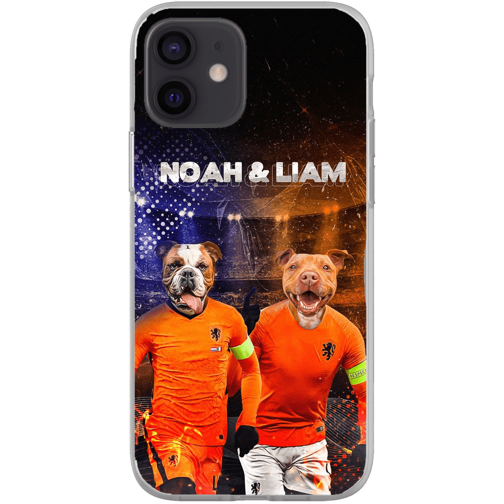 Funda personalizada para teléfono con 2 mascotas &#39;Holland Doggos&#39;