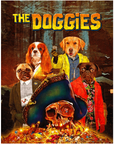 Puzzle personalizado de 4 mascotas 'The Doggies'