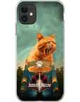 Funda para móvil personalizada 'Jurassic Meow'