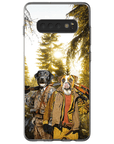 Funda personalizada para teléfono con 2 mascotas 'The Hunters'