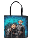 Bolsa Tote Personalizada para 2 Mascotas 'Game of Bones'