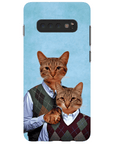 Funda personalizada para teléfono con 2 gatos 'Step Kitties'