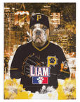 Manta personalizada para mascotas 'Pittsburgh Pawrates'