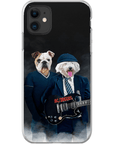 Funda personalizada para teléfono con 2 mascotas 'AC/Doggos'