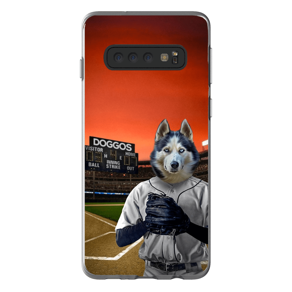 Funda para móvil personalizada &#39;El jugador de béisbol&#39;