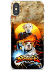 Funda personalizada para teléfono con 2 mascotas 'Street Doggos'