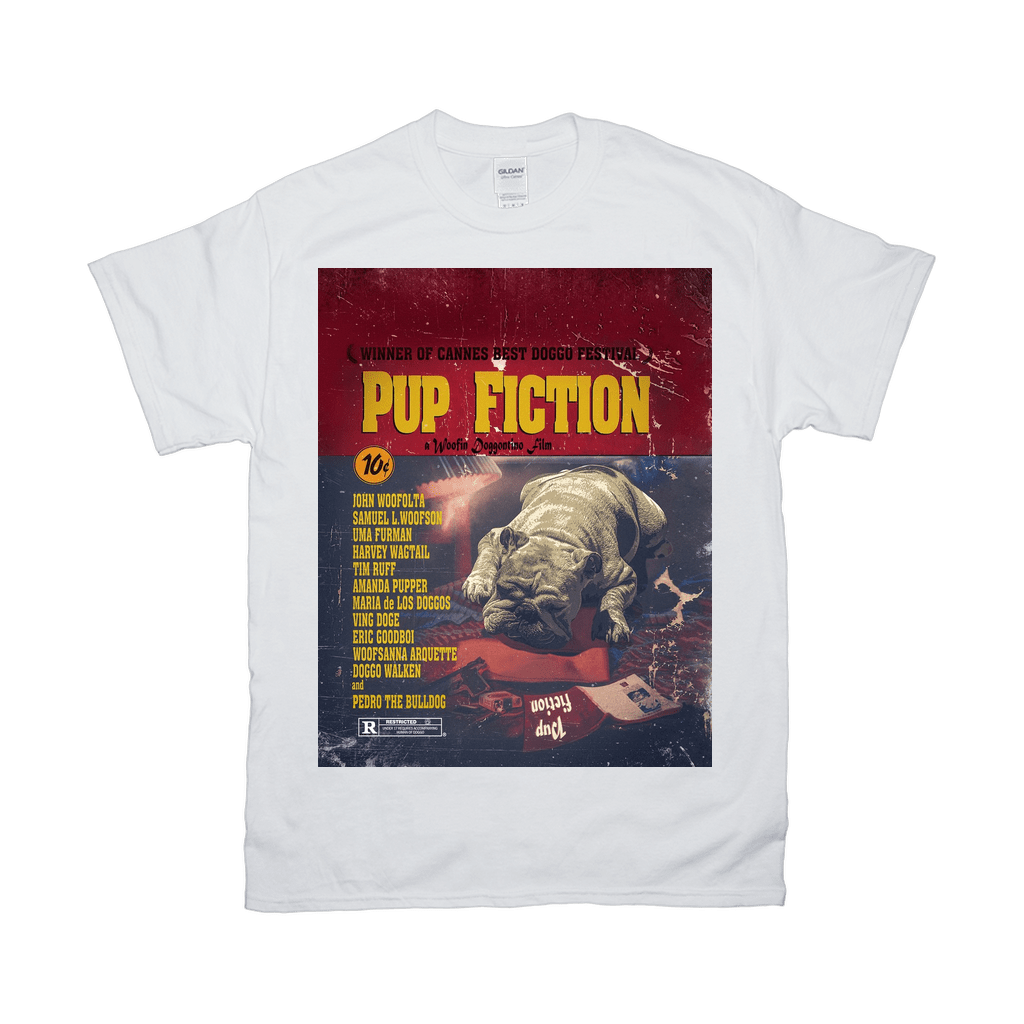 Camiseta personalizada para mascotas &#39;Pup Fiction&#39; 