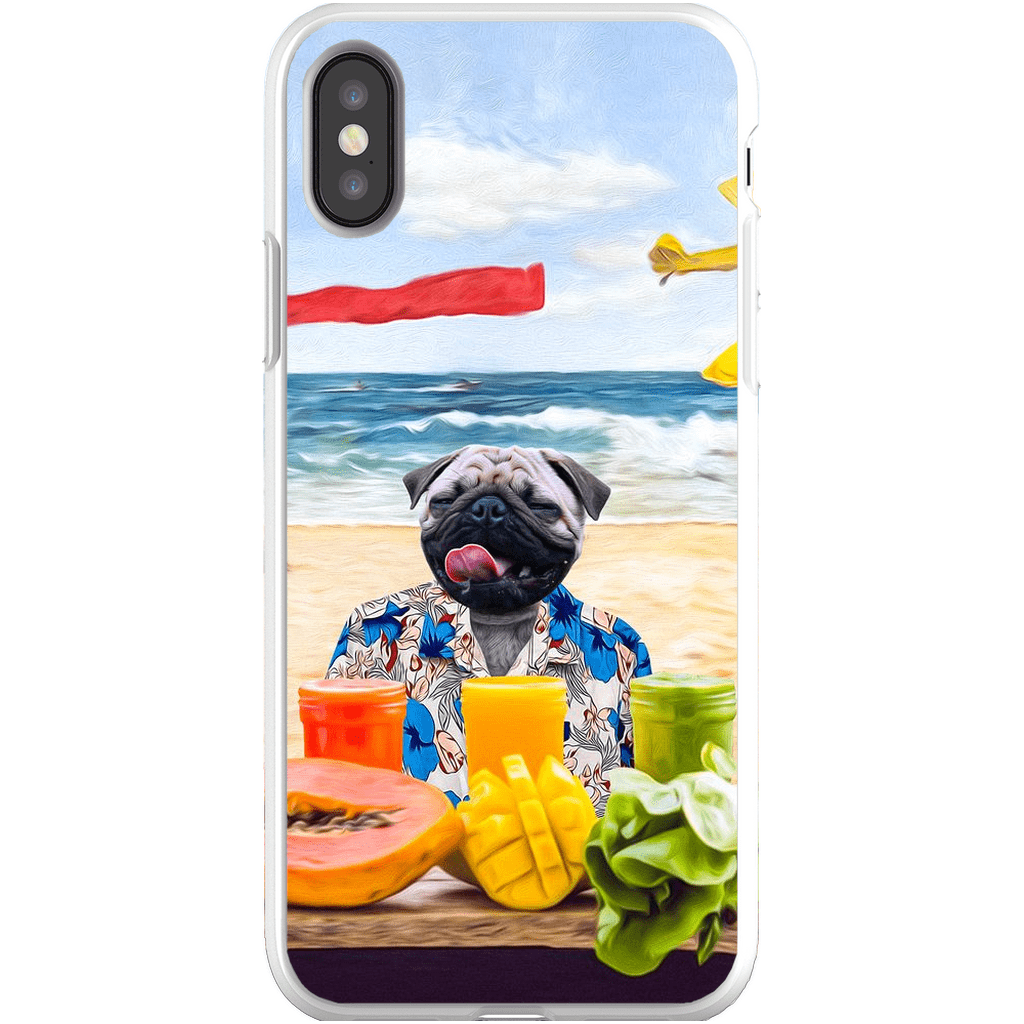 Funda para móvil personalizada &#39;El perro de la playa&#39;