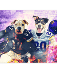 Póster Personalizado para 2 mascotas 'Minnesota Doggos'