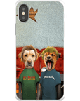 Funda personalizada para teléfono con 2 mascotas 'Beavis y Buttsniffer'