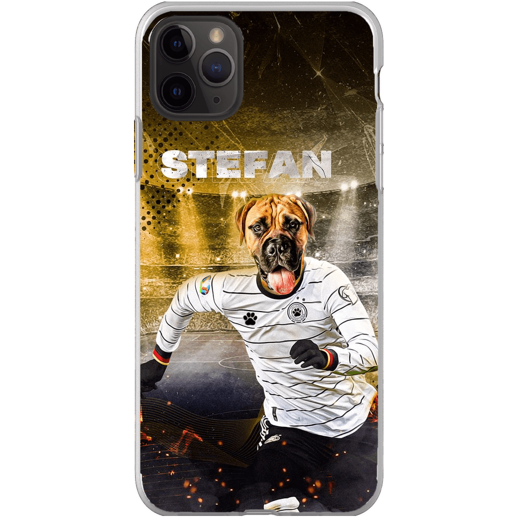 Funda para móvil personalizada &#39;Alemania Doggos Soccer&#39;