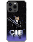 Funda para móvil personalizada 'Gato de negro'