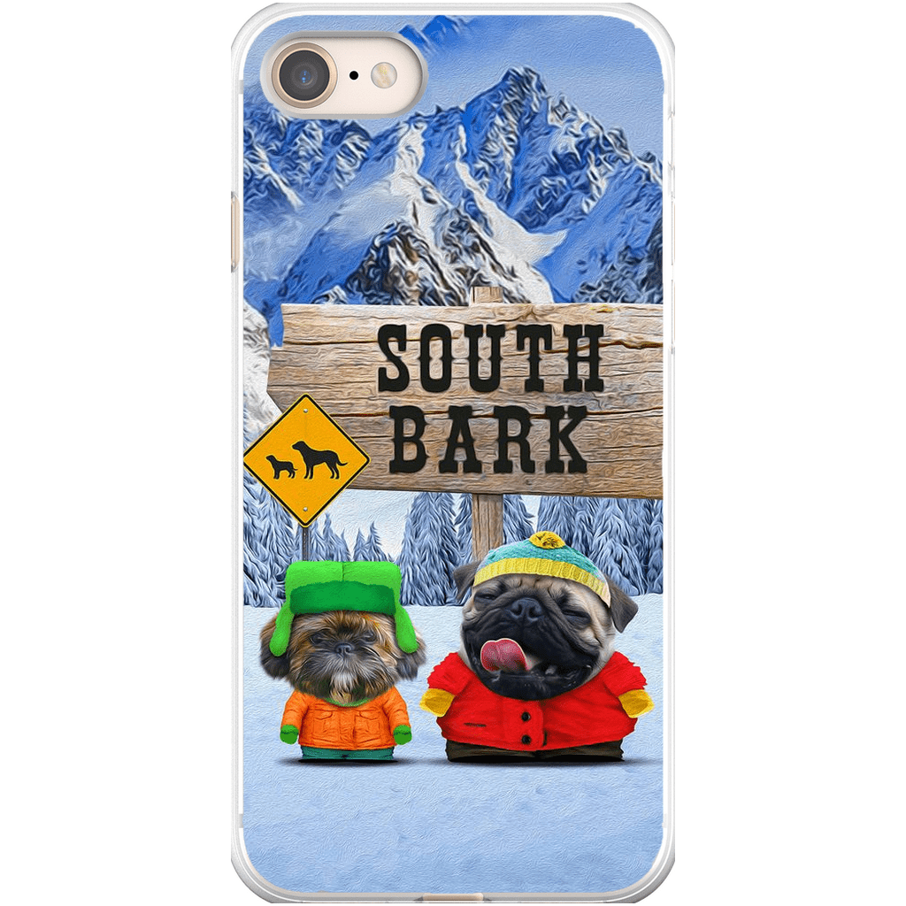 Funda personalizada para teléfono con 2 mascotas &#39;South Bark&#39;