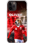 Funda para móvil personalizada 'Dinamarca Doggos Soccer'