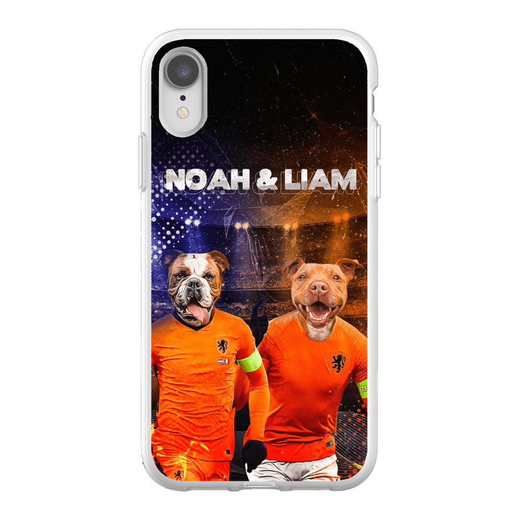 Funda personalizada para teléfono con 2 mascotas &#39;Holland Doggos&#39;